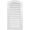 Ekena Millwork Arch Top Surface Mount PVC Gable Vent: Functional, w/ 3-1/2"W x 1"P Standard Frame, 20"W x 38"H GVPAR20X3801SF - alternate 1